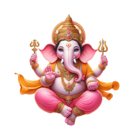 God Ganesha Png transparent background Clipart Image