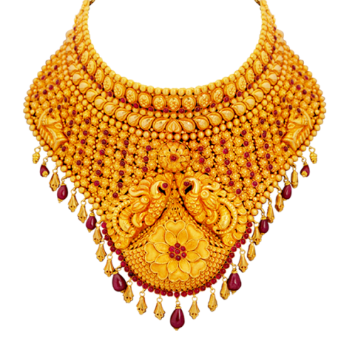 Gold Jewellery Necklace PNG Free Download