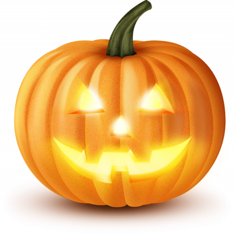 Halloween Carved Pumpkin Transparent Image