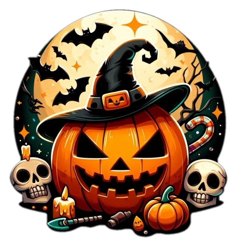 Halloween decorations Png images for online use