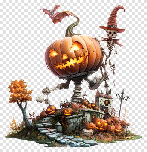 Halloween Party Transprant Background Clipart