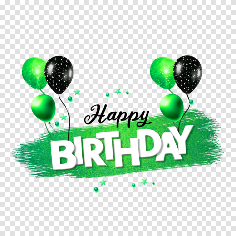 Happy Birthday Balloon And Text Image Free Cb Edit