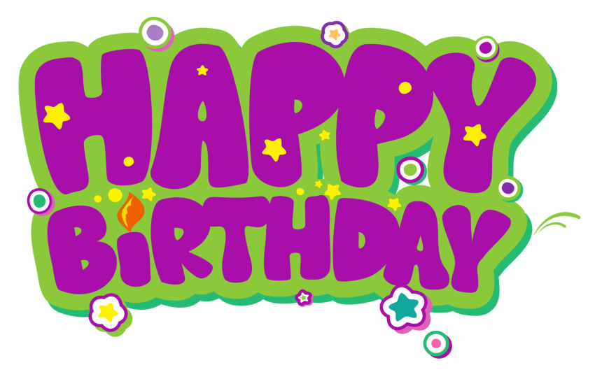 Happy Birthday PNG Text desing Full Hd