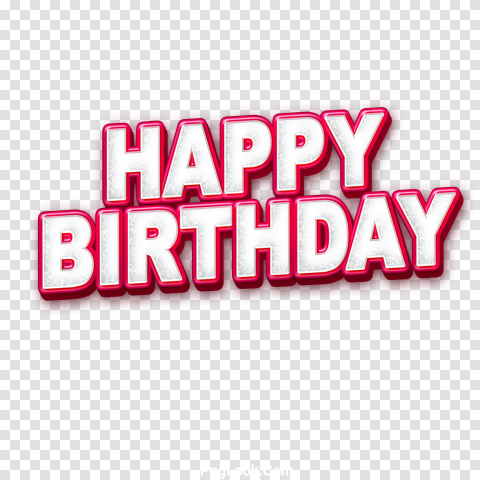 Happy Birthday Png Text Images Download