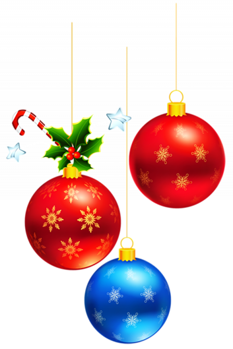 Happy Christmas Baubles Png Image Download HD