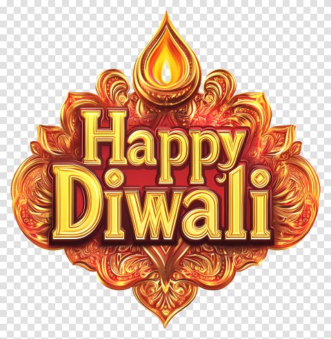 Happy Diwali Colorful Text Png Photos