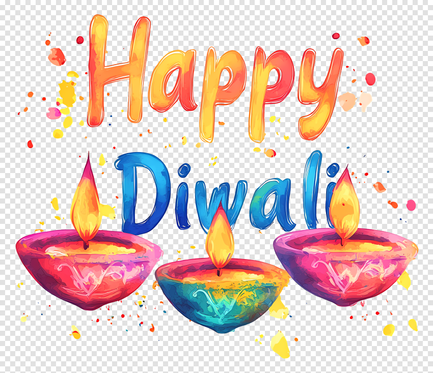Happy Diwali For Diya Png Hd