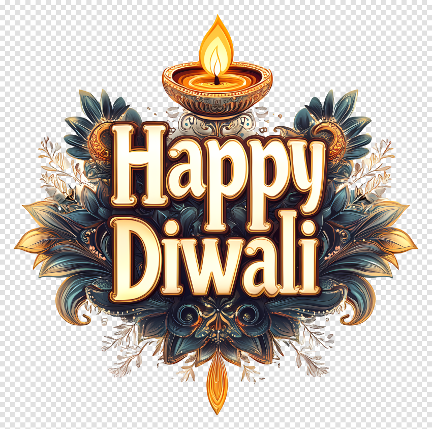 Happy Diwali Text Png Hd For Edit
