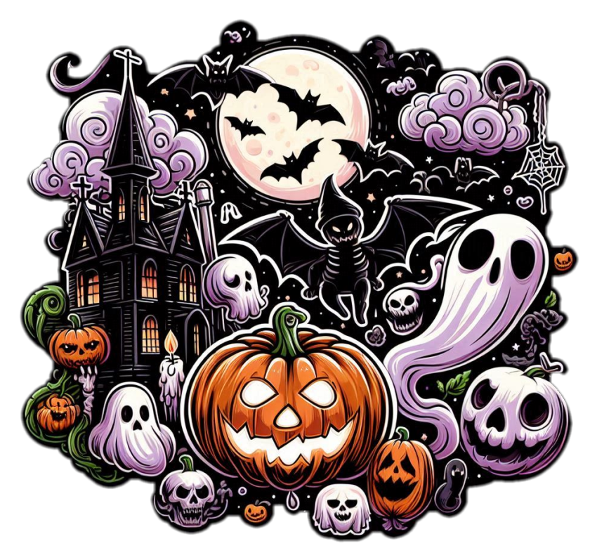 Happy Halloween Png Clipart templates for presentations