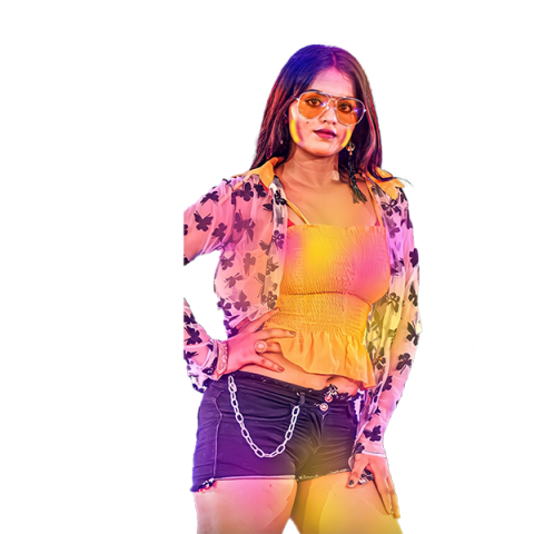 Happy Holi CB Editing Girl PNG Download