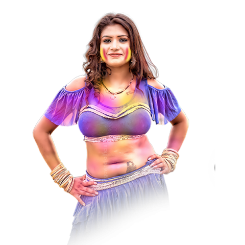 Happy Holi CB Editing Girl PNG Download HD