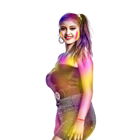 Happy Holi CB Editing Girl PNG Download New