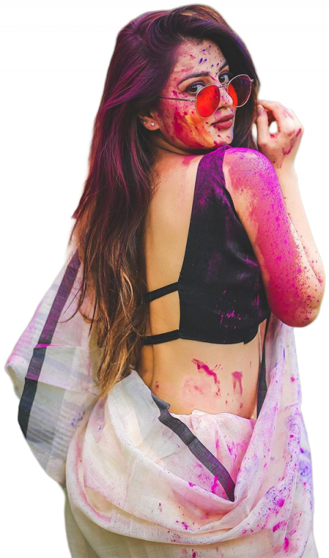 Happy Holi Girl PNG Transparent Images Download  Full HD