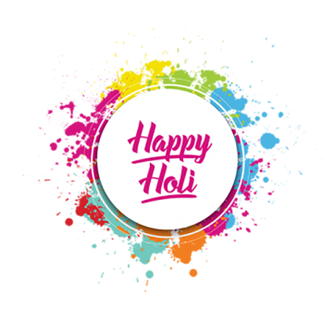 Happy Holi Photo Editing PNG Image download Free