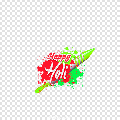 Happy Holi Pichkari Png Image Download