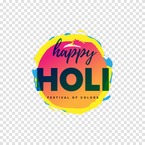 Happy Holi Png Image Clipart Free