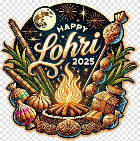Happy Lohri Editing Free Png For Greeting Cards