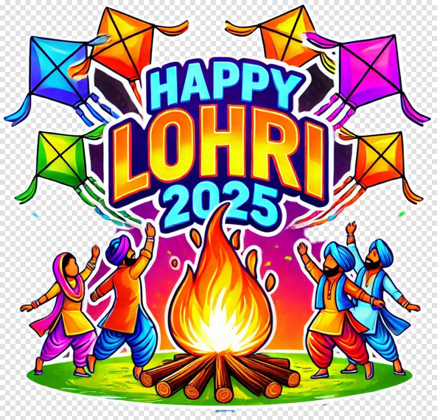 Happy Lohri Png Editable Designs Free Background Hd