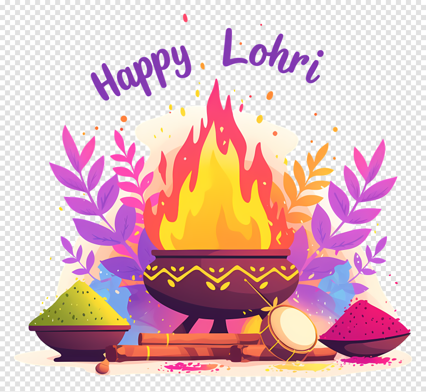 Happy Lohri Png Hd For Holiday Photo Clipart