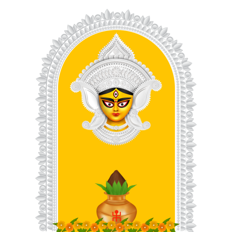 Happy Navaratri Dussehra holidays design PNG Editing