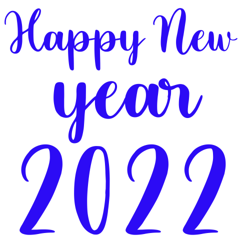 Happy New year 2022 PNG Download Full HD