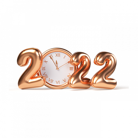 Happy New Year 2022 PNG Text Full HD