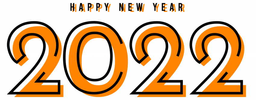 Happy new Year 2022 text PNG Images Download Hd