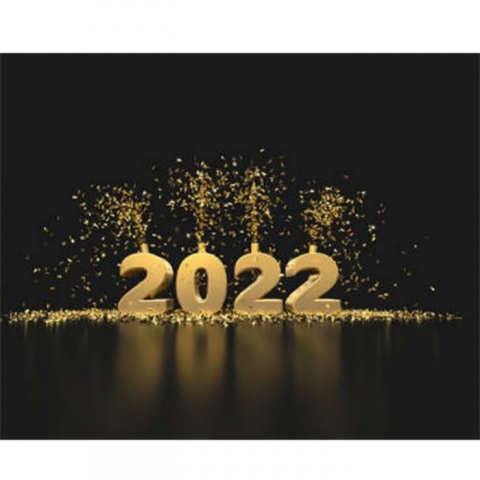 Happy New Year 2022 Text PNG Images HD