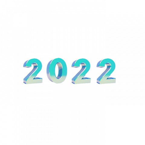 Happy New Year 2022 Text PNG Images HD
