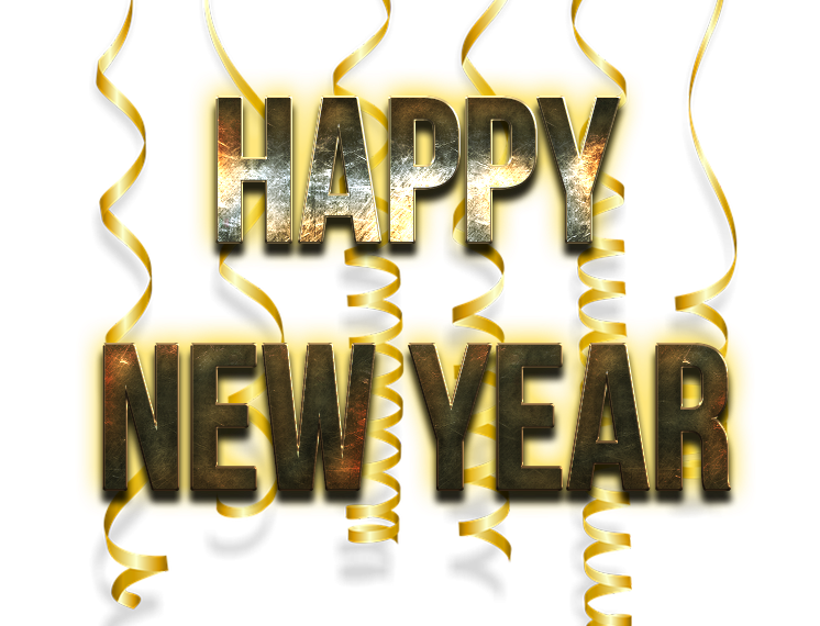 Happy New Year Background PNG Image