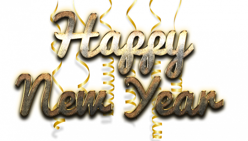 Happy New Year Celebration Transparent PNG