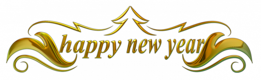 Happy New Year Effect Transparent PNG