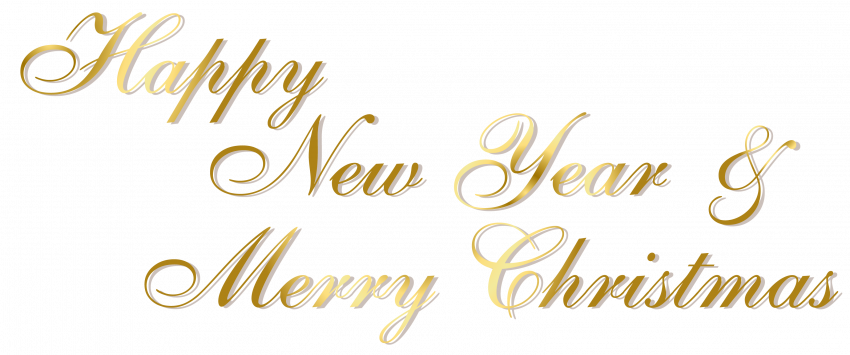 Happy New Year Text Effect PNG