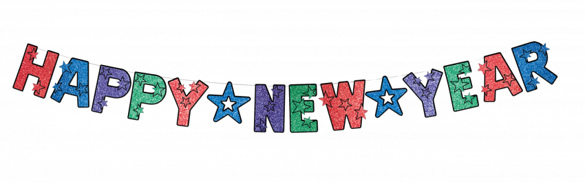 Happy New Year Wall Hanging PNG