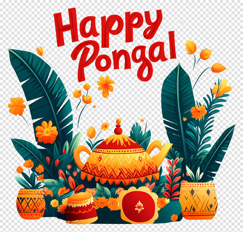 Happy Pongal Png For Cb Editing Image Hd