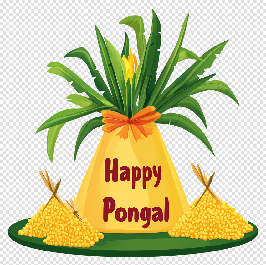 Happy Pongal Png Hd Colorful Image Clipart