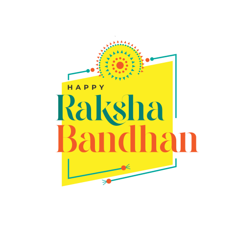 Happy Raksha Bandhan Sticker Png clipart transparent Background