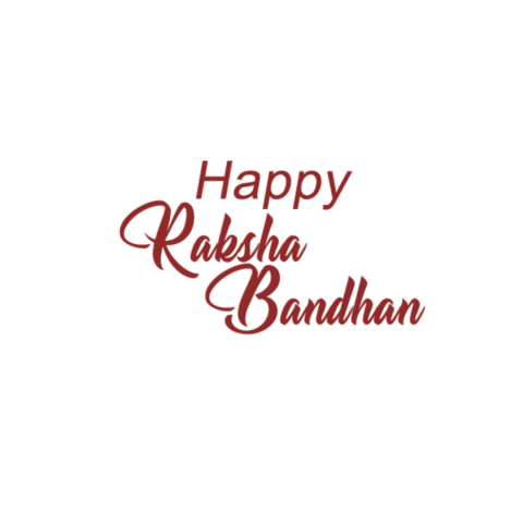Happy Raksha bandhan Text Png New