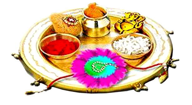 Happy Raksha Bandhan thali Png transparent image Clipart