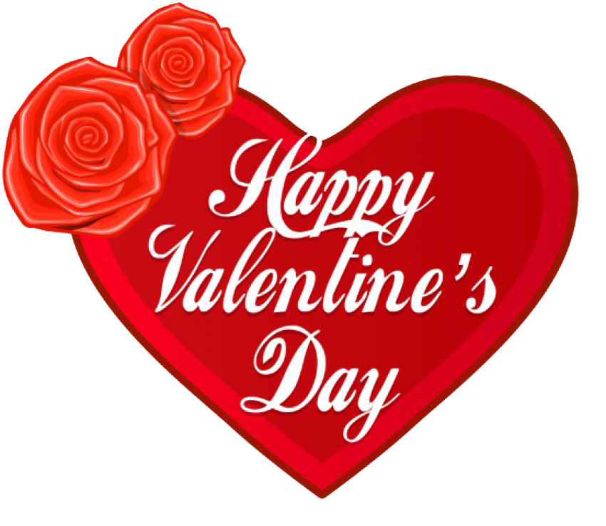 Happy Valentines Day Heart PNG Download