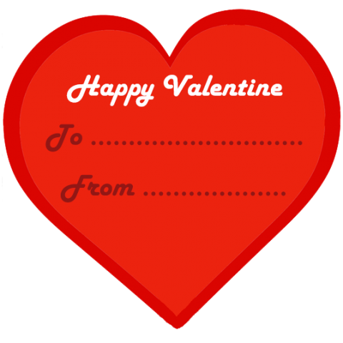 Happy Valentines Day Heart PNG Free Download