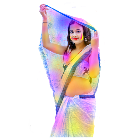 Hapyy Holi Girls PNG For CB Picsart Editing Free