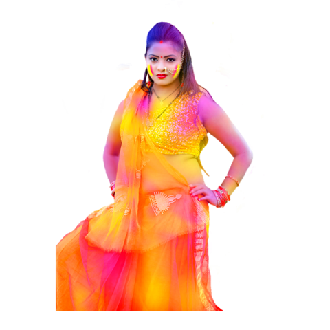 Hapyy Holi Girls PNG For CB Picsart Editing New