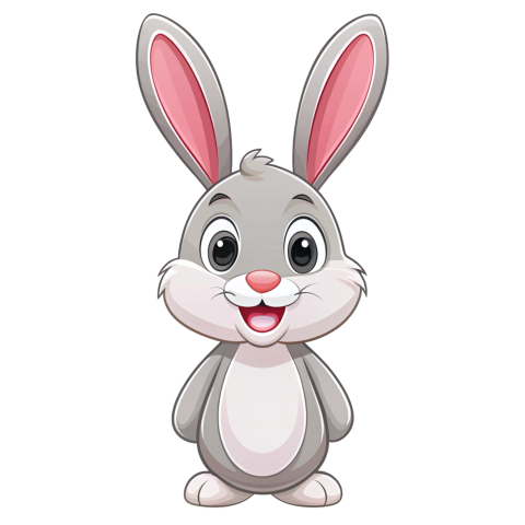 HD Vector Rabbit cartoon character png Free Images