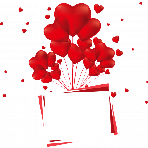 Heart Shaped Balloon PNG Download HD