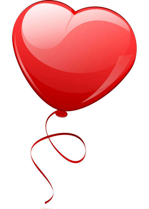 Heart Shaped Balloon PNG Full HD