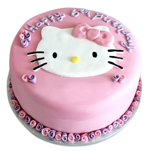 Hello Kity Cake PNG Full Hd Download