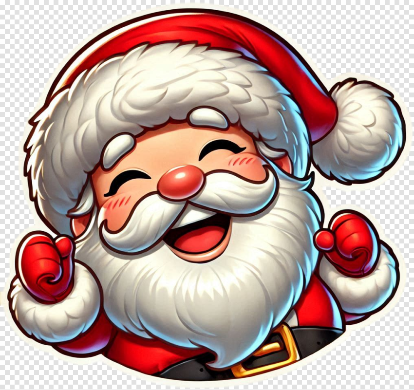 High Quality Smiling Santa Claus Png Images
