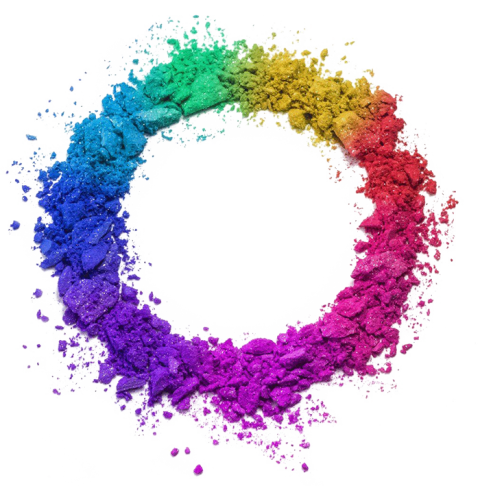Holi Gulal Round HD PNG Images