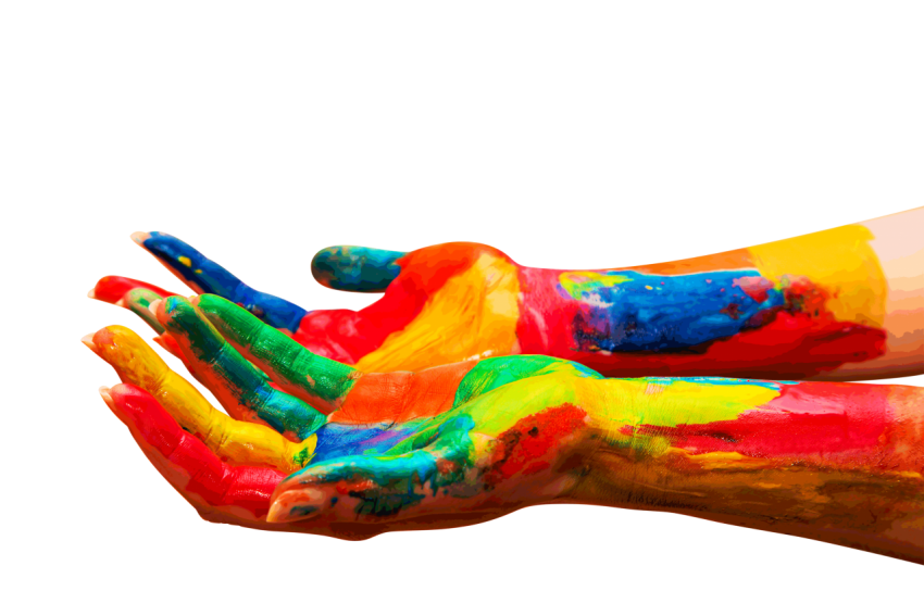Holi Hand PNG Full HD Download